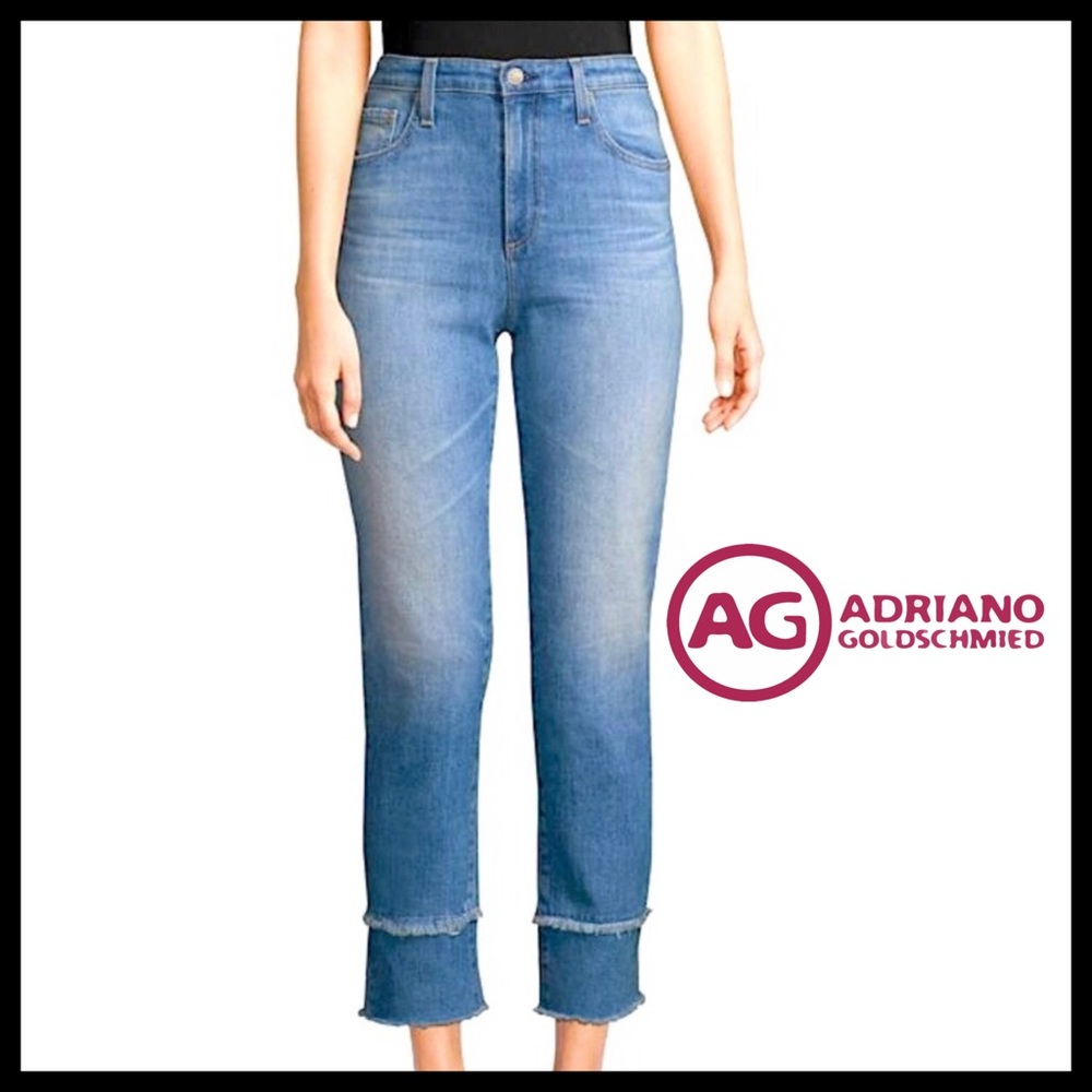 AG Adriano Goldschmied JEANS
Isabelle Straight-Leg Crop Denim Women's Size 28R